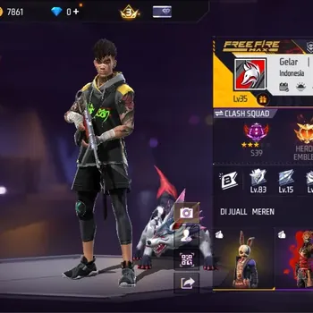 Free Fire Accounts Indonesia |1 EVO: MP40 |Nagi BLUELOCK Bundle|Abyssal Eclipse Bp| Check SS FF1052B