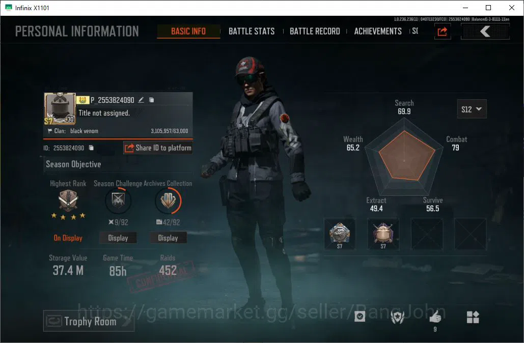 MOBILE | LVL 30 |SV 37,4 M|CV 30.3 M| LR-AR 1 DECREE, HEAVY 03 more detail check SS AB096B Arena Breakout Others MOBILE | LVL 30 |SV 37,4 M|CV 30.3 M| LR-AR 1 DECR image 1