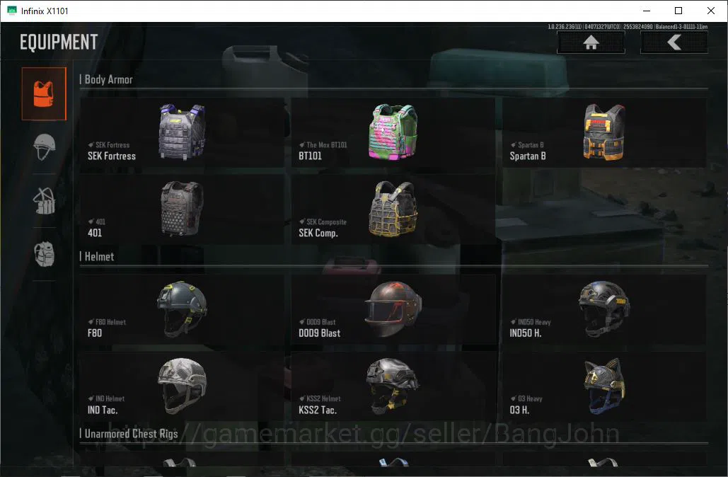 Arena Breakout Accounts Others MOBILE | LVL 30 |SV 37,4 M|CV 30.3 M| LR-AR 1 DECREE, HEAVY 03 more detail check SS AB096B 10