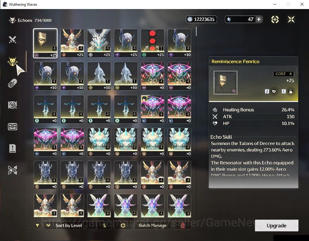 Wuthering Waves Accounts Starter NA|UL 46|3 Limited| [Aemeath,Lupa,Changli]+Sign |DB Lv30|Male MC|Log Kuro|Check SS (WW2666) 7