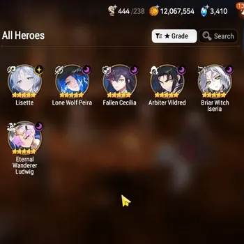 Epic Seven Accounts Limited Hero Global UnVerif|New Era| 6 ML (Lisette,AB Vildred,BW