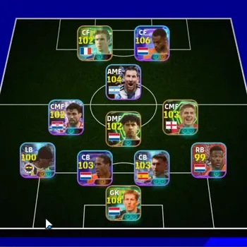 eFootball Accounts High-End Android|Power 3167|7 Epic Edwin van der Sar,Eric Cantona,Frank Rijkaard|9 Show Time Cody