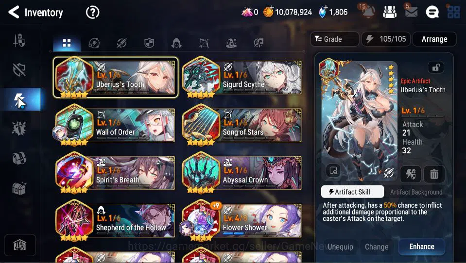 Epic Seven Accounts GLOBAL Unverif|Starter|4 ML(LOT Scales,A Vildred,L image 9