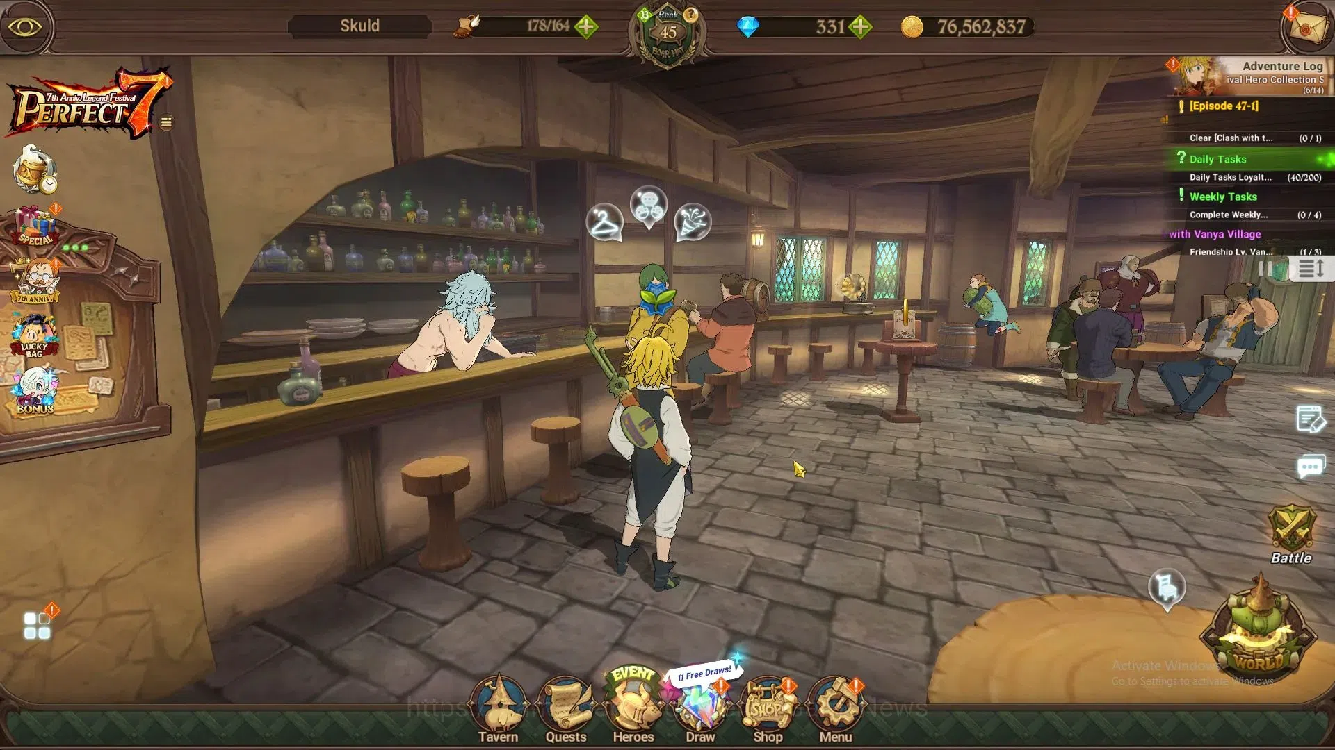 The Seven Deadly Sins: Grand Cross Accounts Global|1,9M CC|30 LS+ 331 DM|3 LR+6 UR|Brunhil,Eli image 1