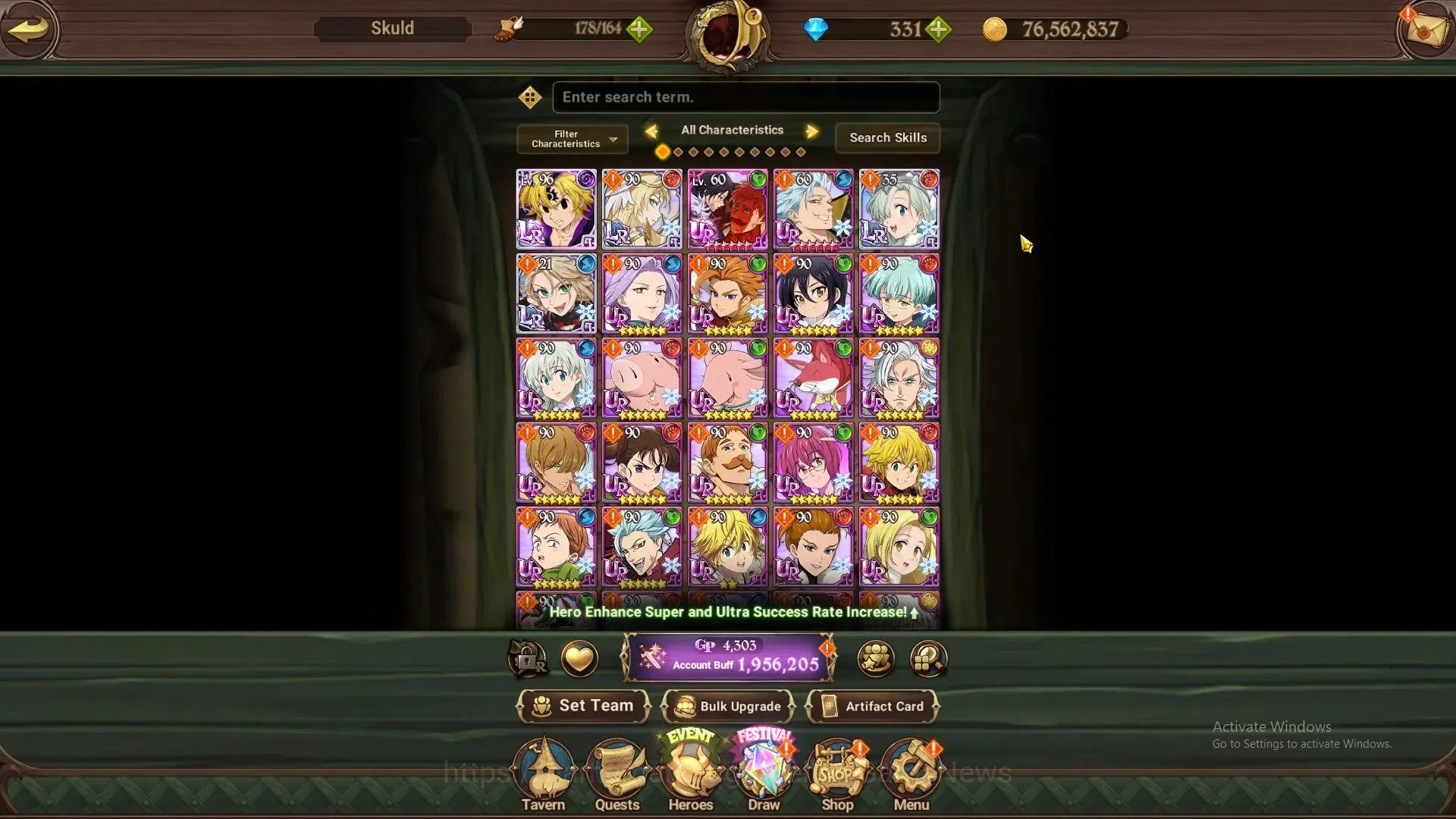 The Seven Deadly Sins: Grand Cross Accounts Global|1,9M CC|30 LS+ 331 DM|3 LR+6 UR|Brunhil,Eli image 5