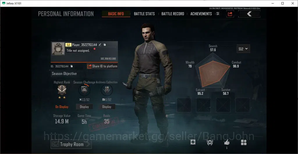 Arena Breakout Accounts MOBILE|LVL30 SV 14,9 M|CV 13,5M|MORE SKIN MORE DET image 1
