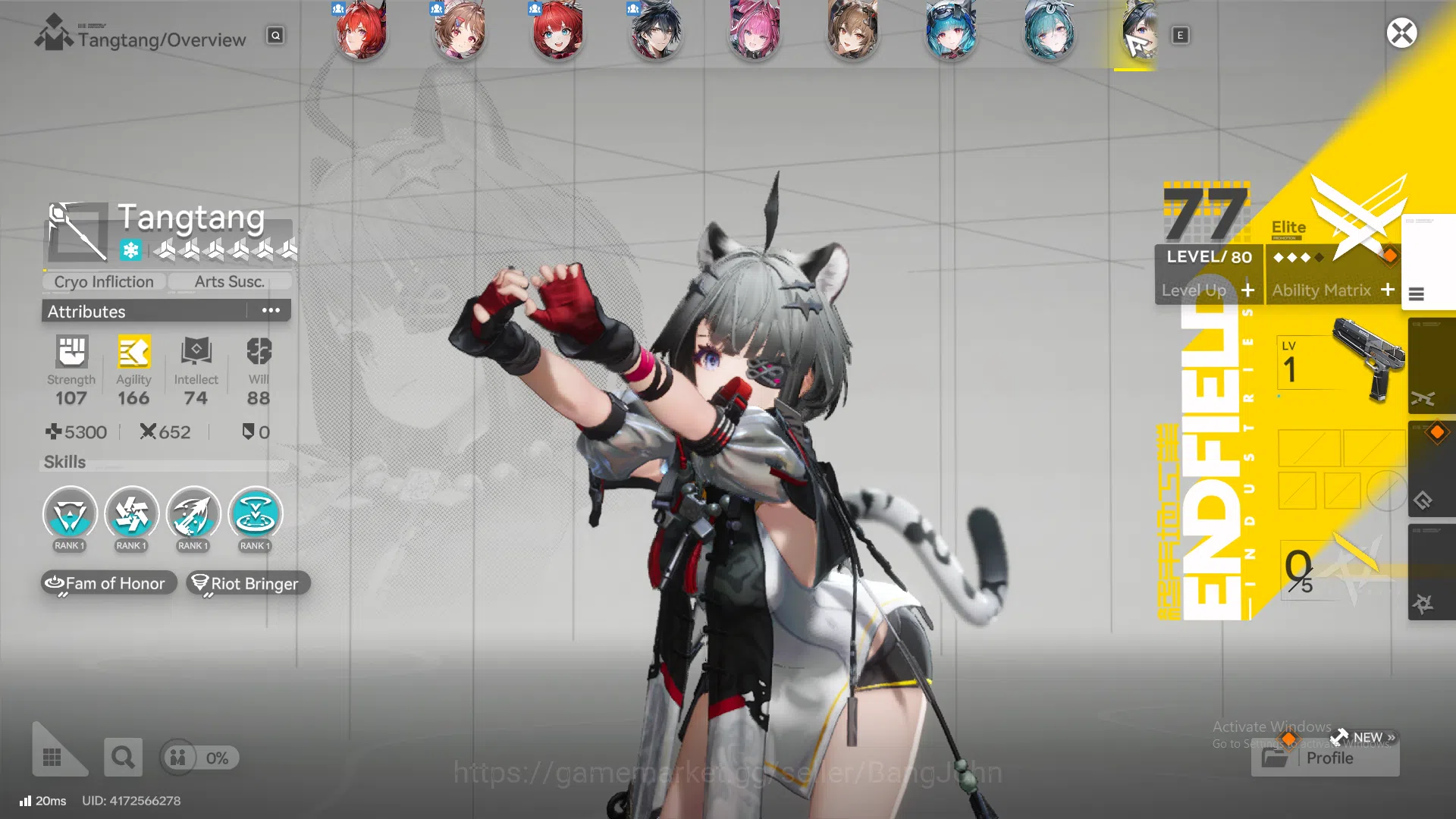 Arknights: Endfield Accounts ASIA | MID GAME | 4LIMIT + 3SIGN |  Laevatain P1 +Sign | Yvonne + Sign | Gilberta + Sign 4
