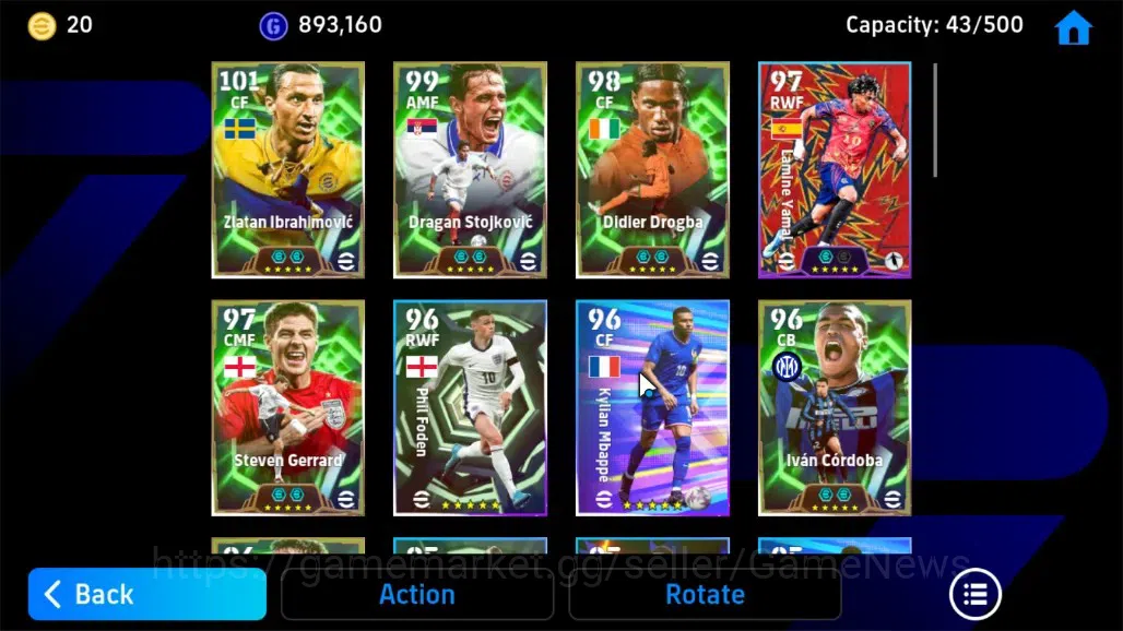 eFootball Accounts Android|Epic Zlatan Ibrahimovic,Dragan Stojkovic,D image 4