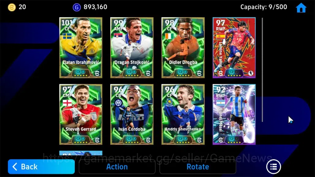 eFootball Accounts Android|Epic Zlatan Ibrahimovic,Dragan Stojkovic,D image 7