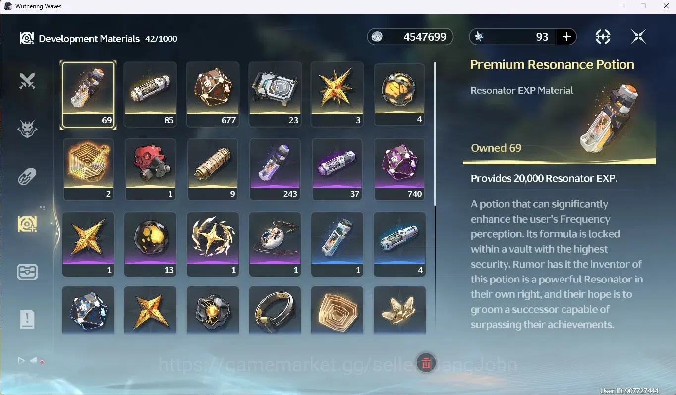 Wuthering Waves Accounts SEA|UL 40|Rank 4 |1 Char Limit [Phrolova + Sign] & image 14
