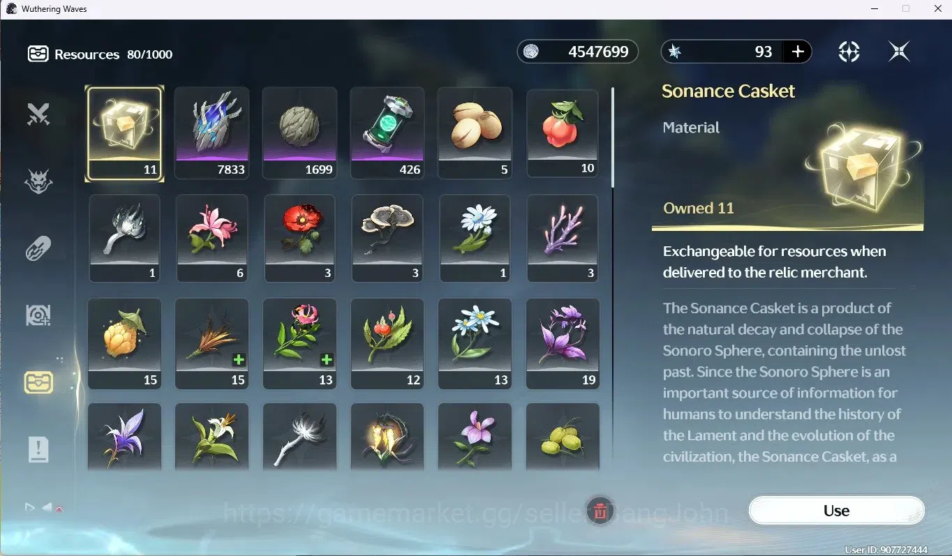 Wuthering Waves Accounts SEA|UL 40|Rank 4 |1 Char Limit [Phrolova + Sign] & image 15