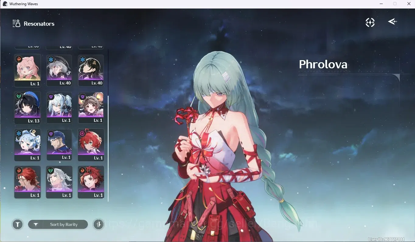 Wuthering Waves Accounts SEA|UL 40|Rank 4 |1 Char Limit [Phrolova + Sign] & image 3
