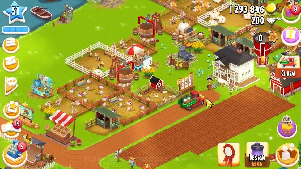 Hay Day Accounts Lvl 51 | Silo Storage 825 + Barn Storage 3050 + 1, image 1
