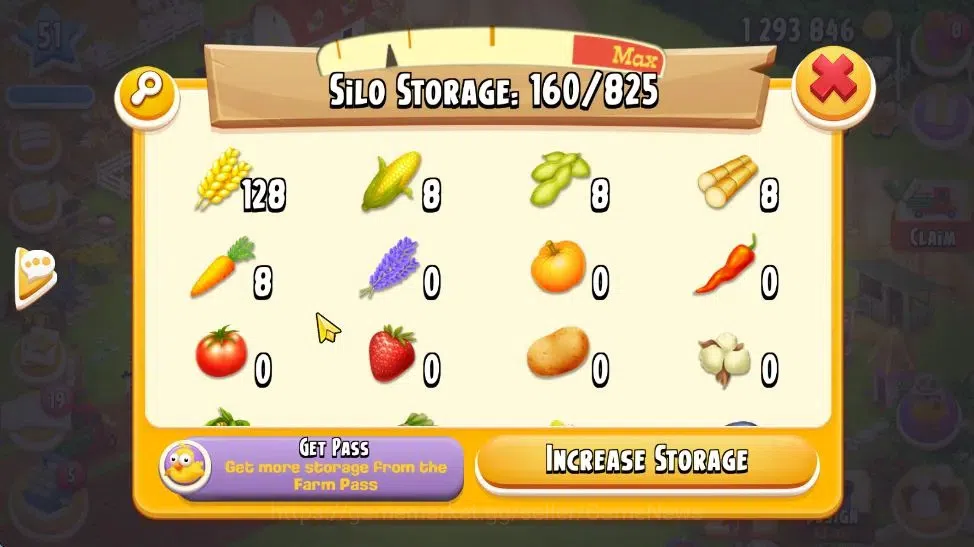 Hay Day Accounts Lvl 51 | Silo Storage 825 + Barn Storage 3050 + 1, image 10