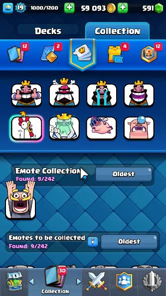 Clash Royale Accounts Midgame Lvl 19|Trophy 2866|Limited Skin|KTL 8|Card 52|2 EVO,11 Epic,20 Rare,23 Common|Gems 7