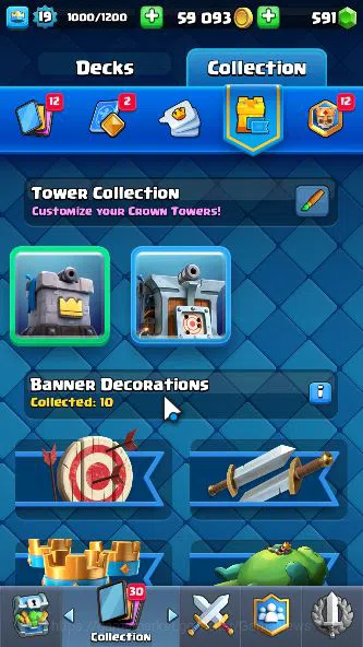 Clash Royale Accounts Midgame Lvl 19|Trophy 2866|Limited Skin|KTL 8|Card 52|2 EVO,11 Epic,20 Rare,23 Common|Gems 8