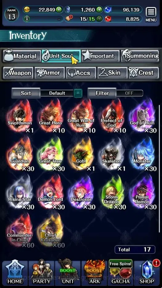 Last Cloudia Accounts GLOBAL|Rank 13|Collab Brave Frontier + Slime (G Ti image 10