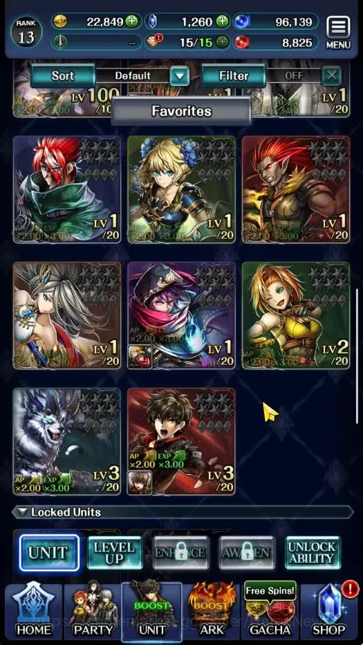 Last Cloudia Accounts GLOBAL|Rank 13|Collab Brave Frontier + Slime (G Ti image 2