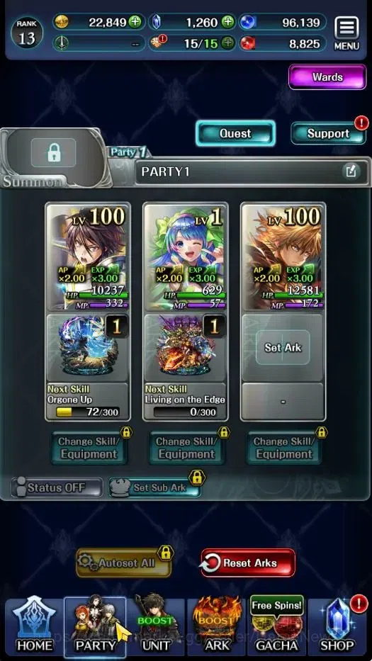 Last Cloudia Accounts GLOBAL|Rank 13|Collab Brave Frontier + Slime (G Ti image 5