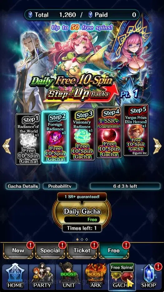 Last Cloudia Accounts GLOBAL|Rank 13|Collab Brave Frontier + Slime (G Ti image 7