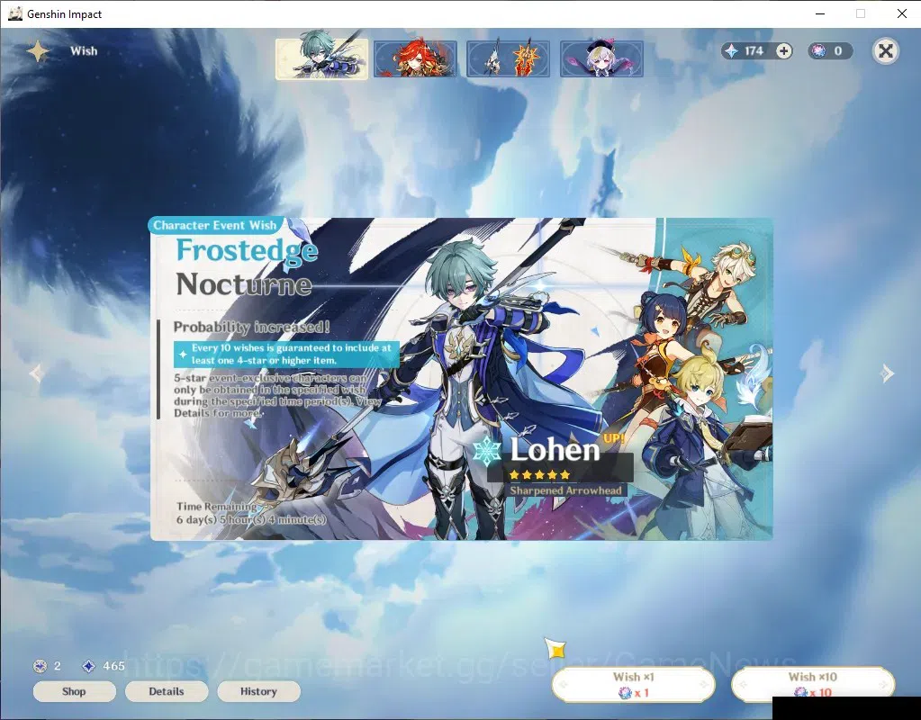 Genshin Impact Accounts ASIA|AR 55|2 Limited + 3 (*5Weapon)|[ClorindeC2+Si image 12
