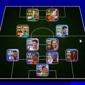 eFootball Accounts Legends & Iconic Players Android|Big Time Andres Iniesta 11 Jul'10|5 Show Time Manuel Neuer,Lionel