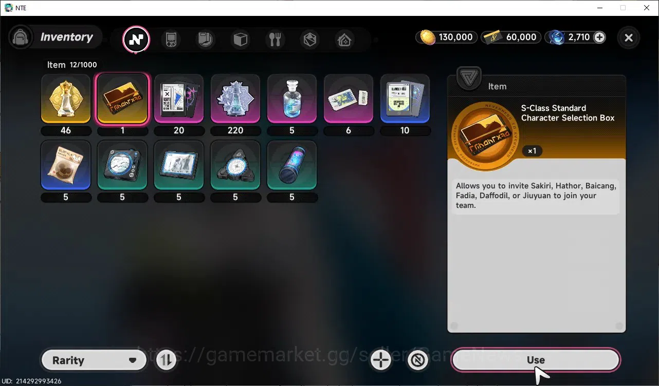 Neverness to Everness Accounts Global SEA|HL 3|2,7k Annulith|3 SSR 1 Limited [Shinku],Hathor,Jiuyuan|1 Selector Box|Selector 10