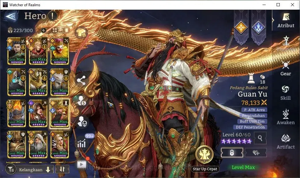 Watcher of Realms Accounts GLOBAL 60x|Lv 76|4,1M Power|6K Gems|6 Lord[Oren,La image 11