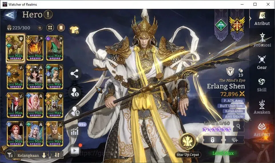 Watcher of Realms Accounts GLOBAL 60x|Lv 76|4,1M Power|6K Gems|6 Lord[Oren,La image 12