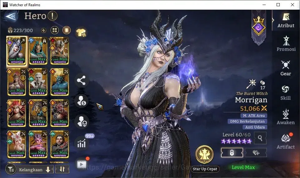 Watcher of Realms Accounts GLOBAL 60x|Lv 76|4,1M Power|6K Gems|6 Lord[Oren,La image 13
