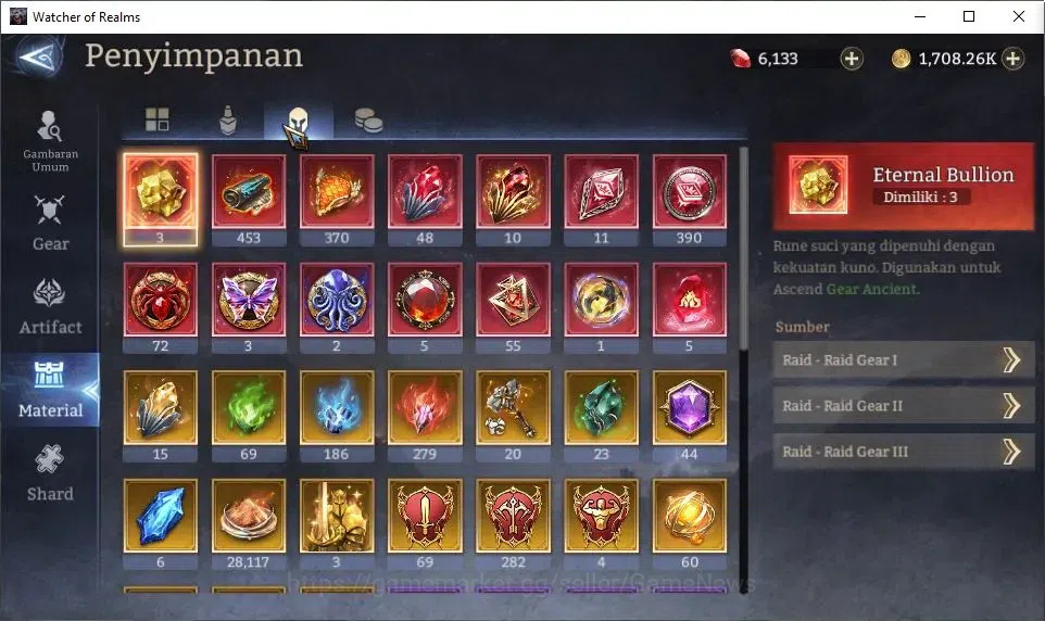 Watcher of Realms Accounts GLOBAL 60x|Lv 76|4,1M Power|6K Gems|6 Lord[Oren,La image 20