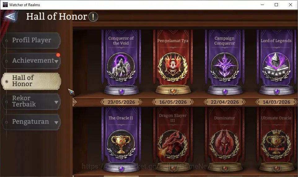 Watcher of Realms Accounts GLOBAL 60x|Lv 76|4,1M Power|6K Gems|6 Lord[Oren,La image 4