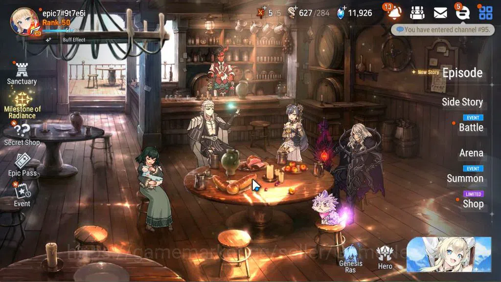 Epic Seven Accounts GLOBAL Unverif|New Era|9 ML(Salome,LOTScales,Ruele image 1