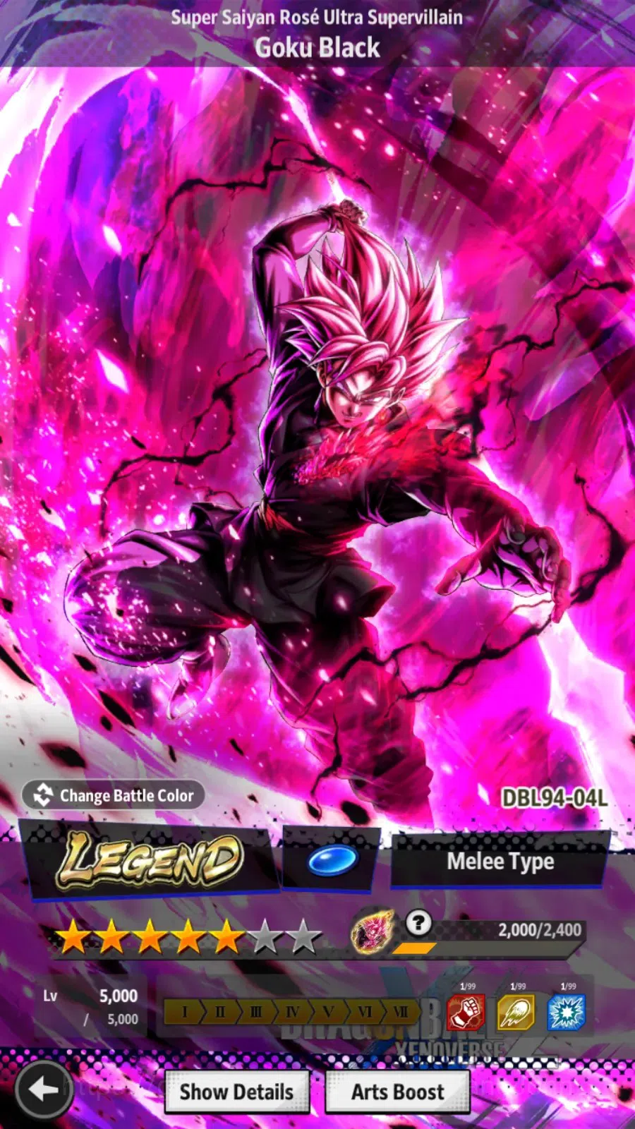 Dragon Ball Legends Accounts Android|Lvl 148|12.7M Power|695 CC|1 LR Goku Black image 10
