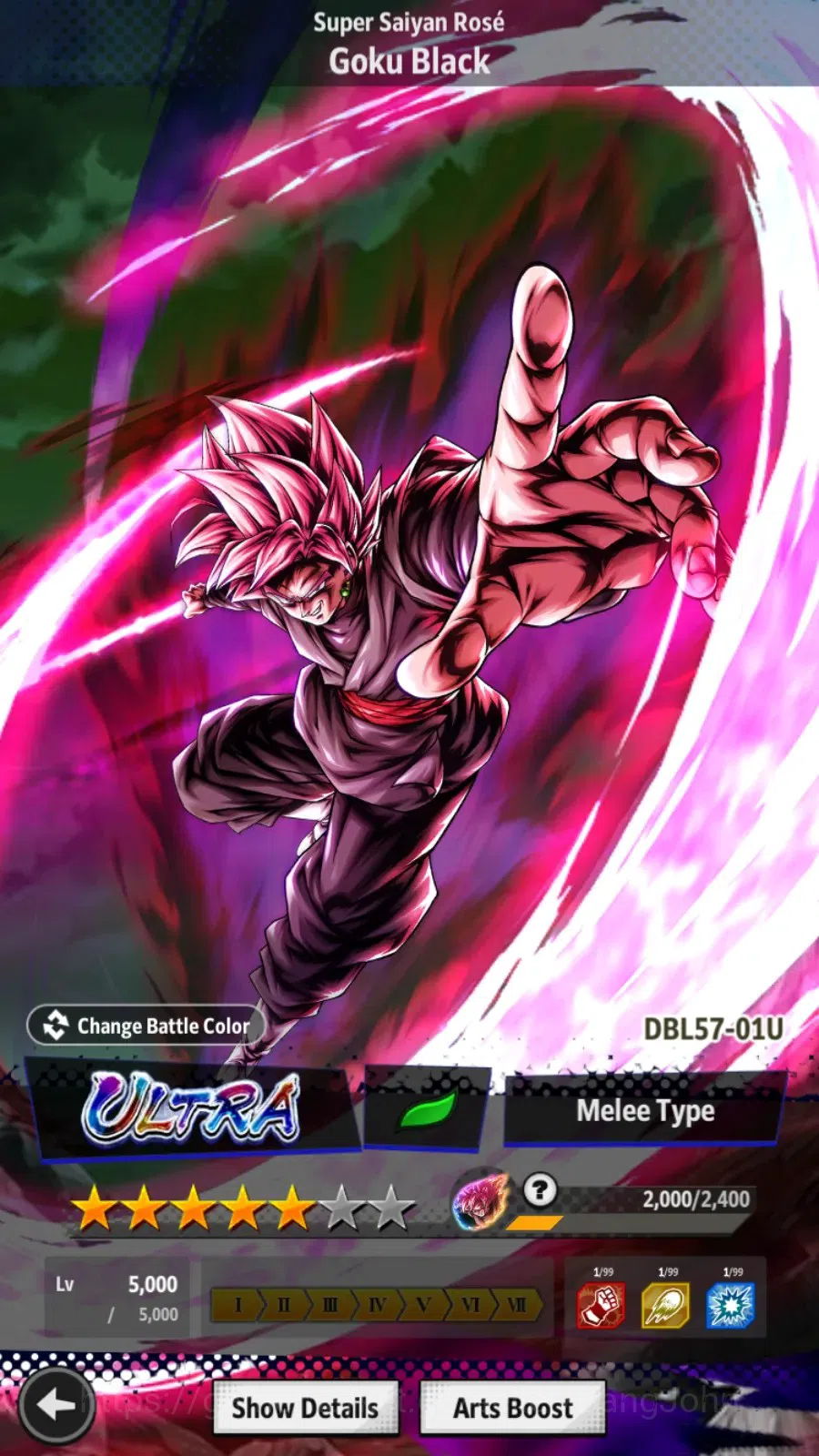 Dragon Ball Legends Accounts Android|Lvl 148|12.7M Power|695 CC|1 LR Goku Black image 8