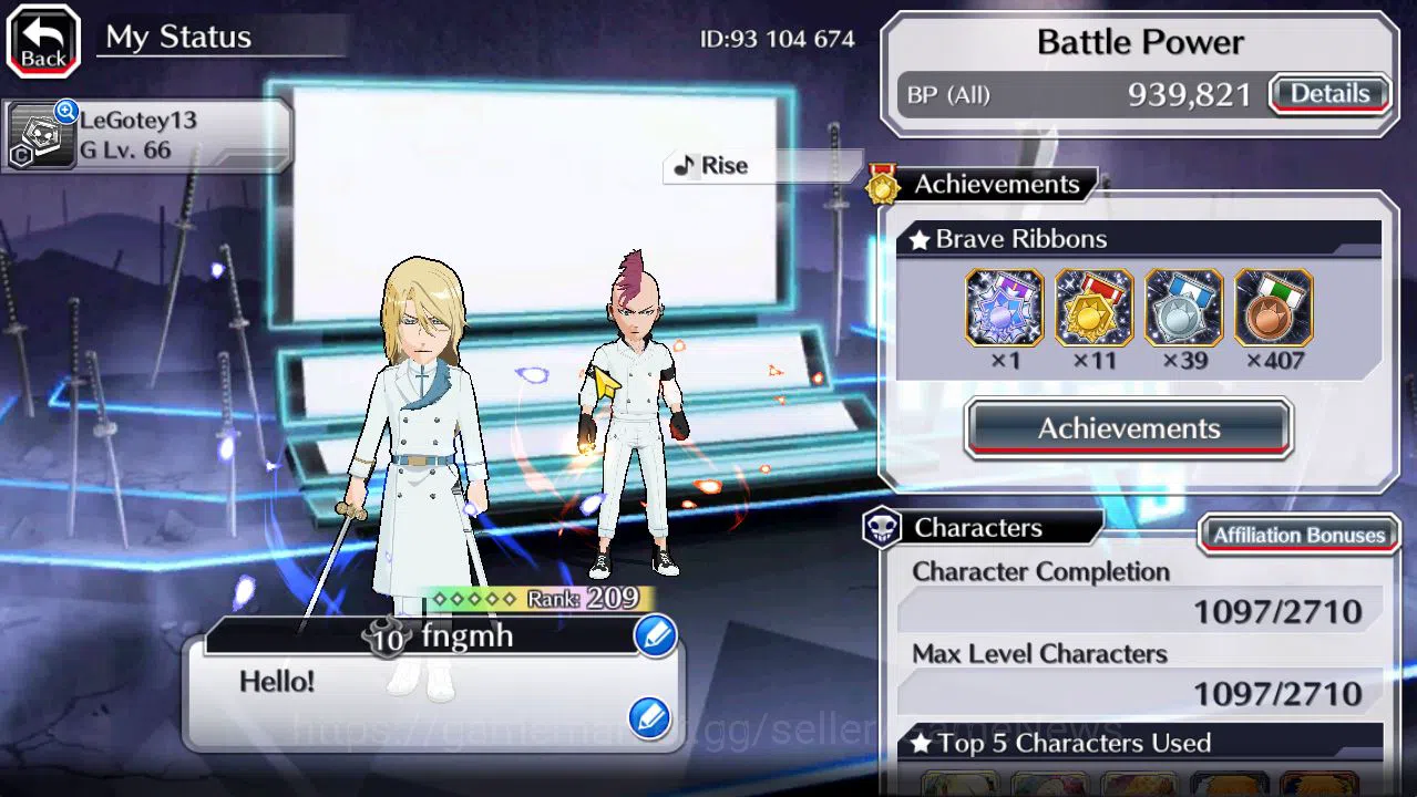 Bleach: Brave Souls Accounts [GLOBAL]53K Orb|TYBW26(BazzB,Jugram,Uryu),Ichigo 1 image 2