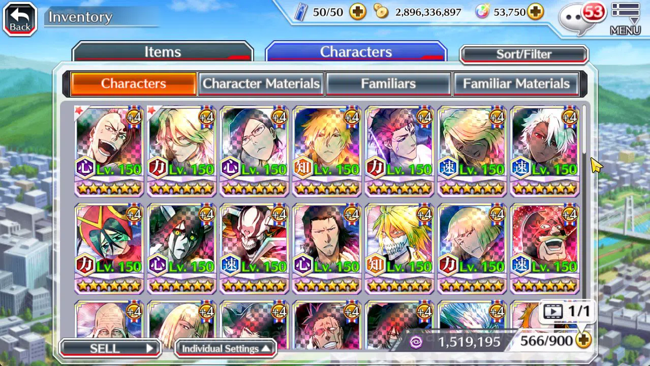 Bleach: Brave Souls Accounts [GLOBAL]53K Orb|TYBW26(BazzB,Jugram,Uryu),Ichigo 1 image 8