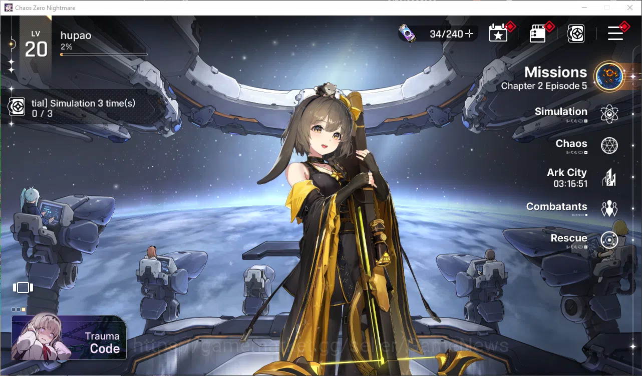 Chaos Zero Nightmare Accounts GLOBAL Lv20| 4 SSR (KayronM1, Orlea, Veronica, Har image 5