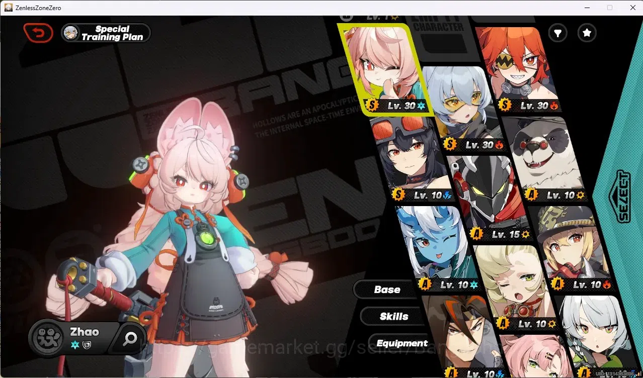 Zenless Zone Zero Accounts ASIA|IK.30|1 Limited [Zhao]|3 Stndr [Grace,Soldier image 2