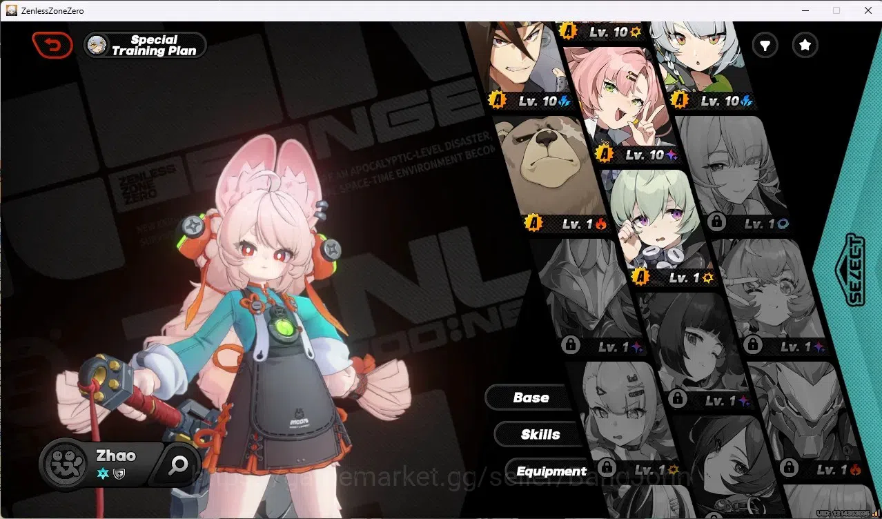 Zenless Zone Zero Accounts ASIA|IK.30|1 Limited [Zhao]|3 Stndr [Grace,Soldier image 3