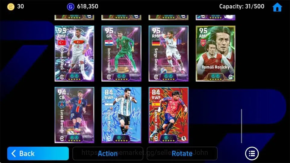 eFootball Accounts Android|PW 3210|Platini Tsubasa,Fablo Cannavaro Ep image 7