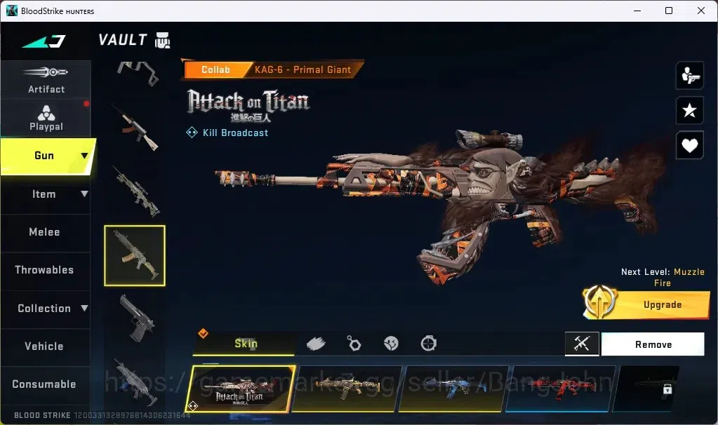 Blood Strike Accounts ASIA | 1 EVO: FAL-Evolved Draco |CollabGun 2 AOT,1 image 3