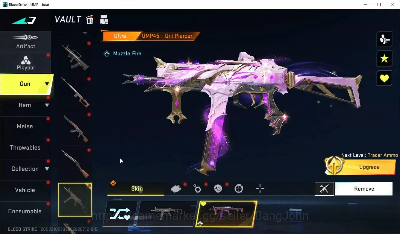 Blood Strike Accounts Collab Skin ASIA |Melee Katana-Ronin|1 Collab Gun:MCX-The Worst Future(TR)|2 Ultra|6 Legendary Gun|2 10