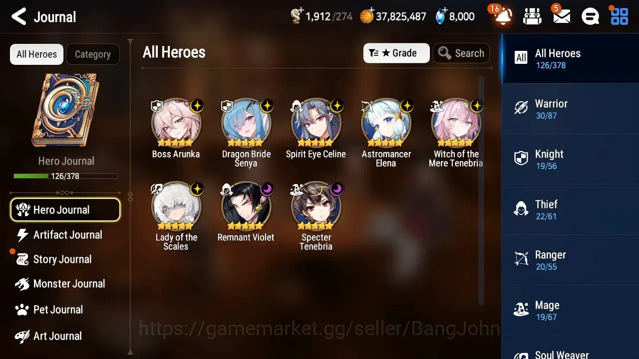Epic Seven Accounts Global Unverif|8 ML(Boss Arunka,LOT Schales,DB sen image 15