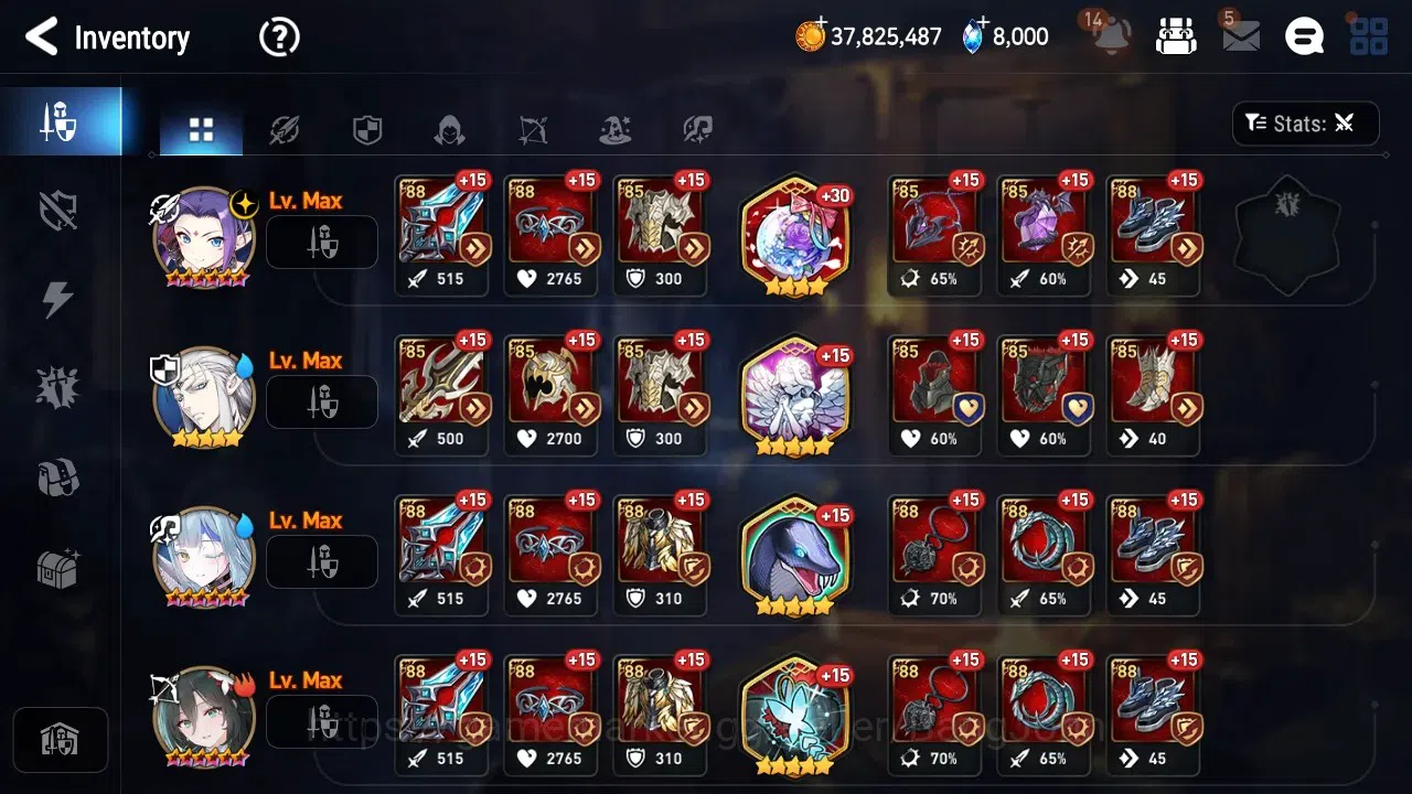 Epic Seven Accounts Global Unverif|8 ML(Boss Arunka,LOT Schales,DB sen image 6