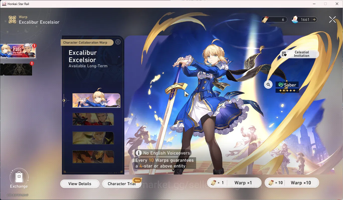 Honkai Star Rail Accounts ASIA TL50|Cherydra E1+Sign|Cyrene+Sign|Phainon|Dan image 7