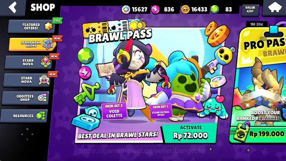 Brawl Stars Accounts Android | 3853 Thropy|24 Brawler-2 Max Lv(Mortis,E image 19