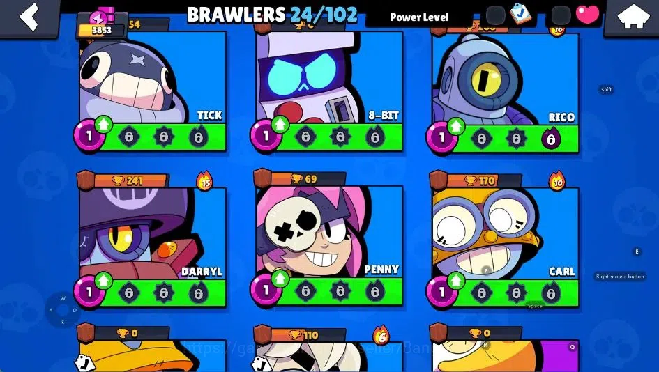 Brawl Stars Accounts Android | 3853 Thropy|24 Brawler-2 Max Lv(Mortis,E image 6