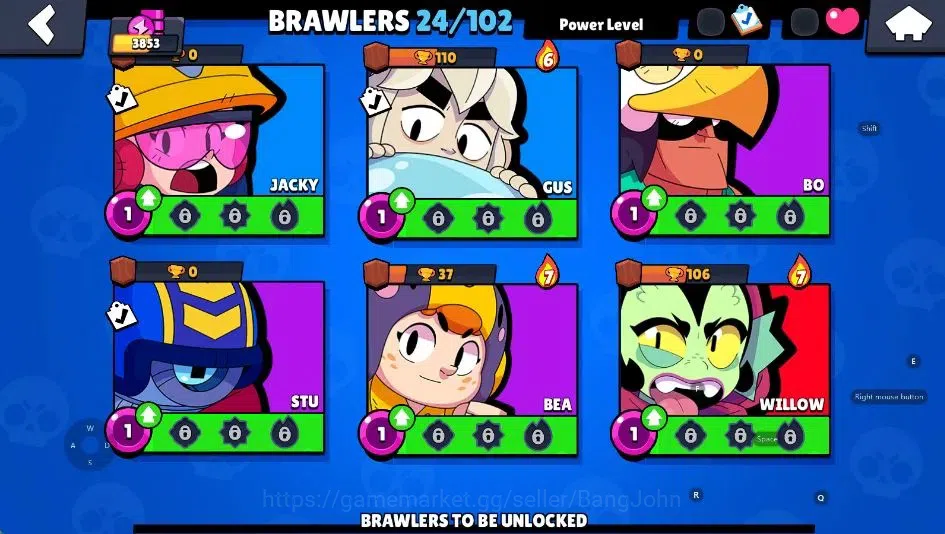 Brawl Stars Accounts Android | 3853 Thropy|24 Brawler-2 Max Lv(Mortis,E image 7