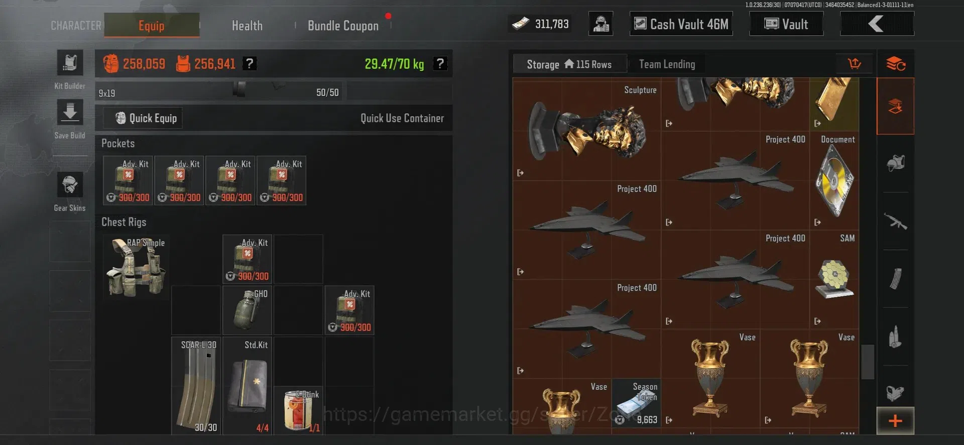 Arena Breakout Accounts High Value Mobile | SV 78.6 M | CV 46 M | SD F57,ET USAS-12, P USAS-12,QS M110, P M110, Speed SQB 6